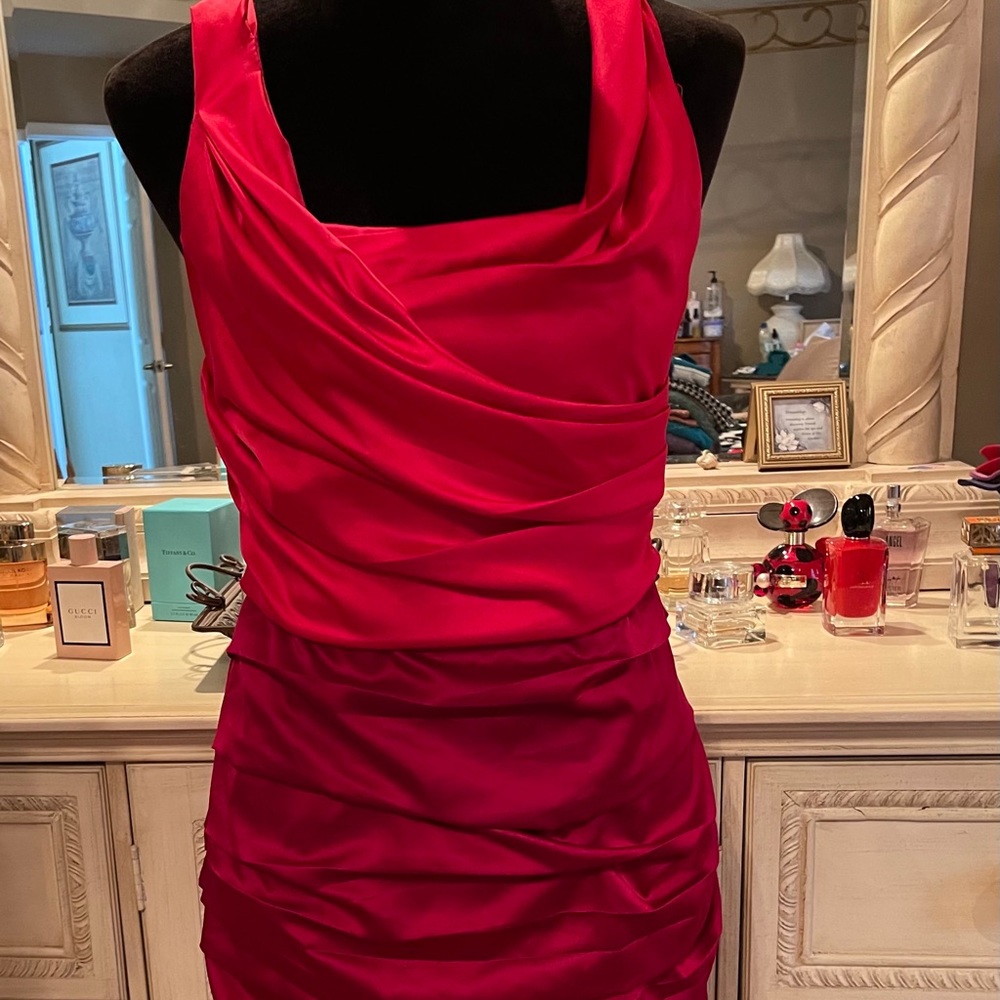 Express Ruched Cocktail Dress